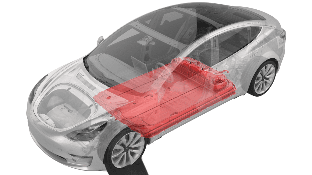 特斯拉model 3电池图解