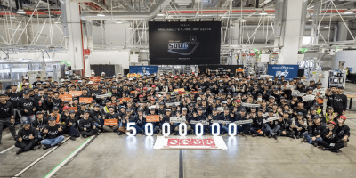 特斯拉上海超级工厂又刷纪录了——第500万套电池包正式下线