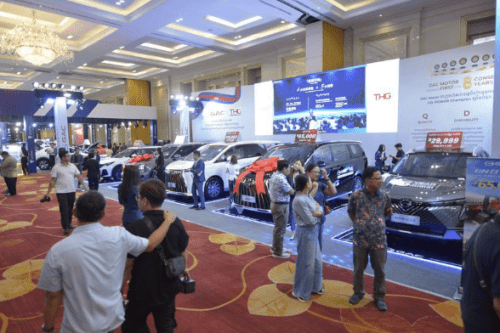 中国电动车亮相柬埔寨最大车展