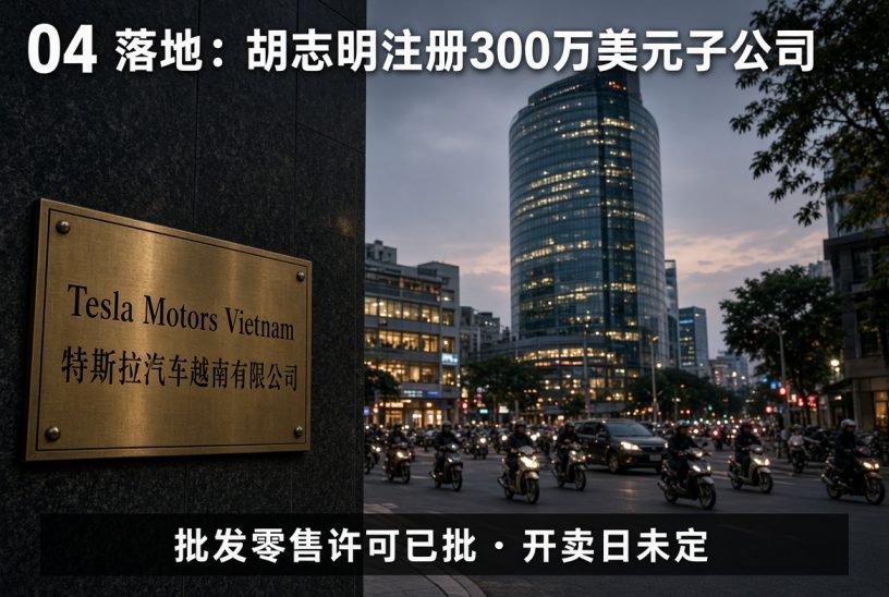 特斯拉越南公司胡志明市
